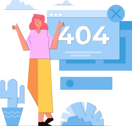 Error 404 page illustration